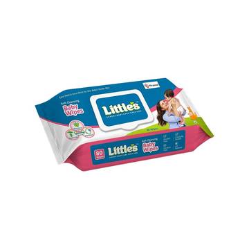 Little's Soft Cleansing Baby Wipes Lid Pack | Wet Wipes